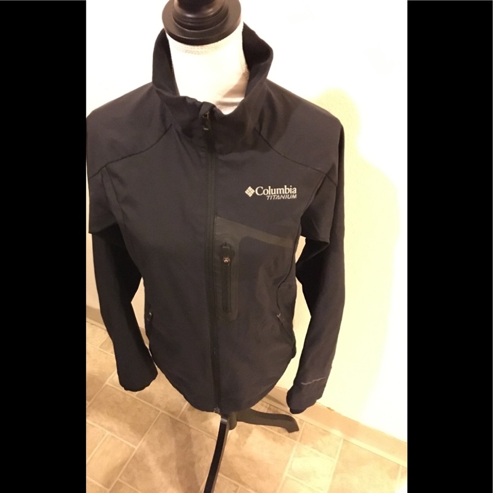 Men's Jacket Columbia Color: Black Size: S